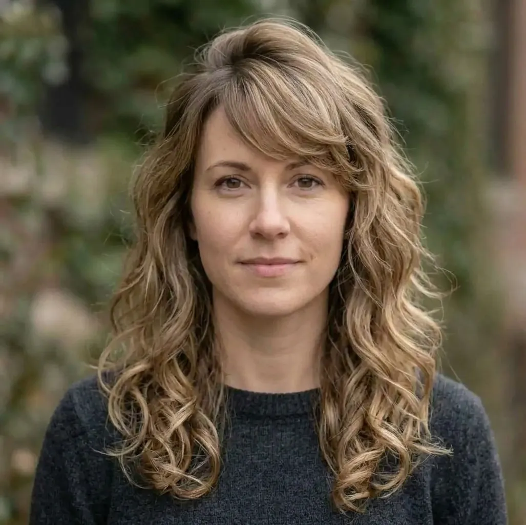 Arched Fringe Spirals hairstyle for Women