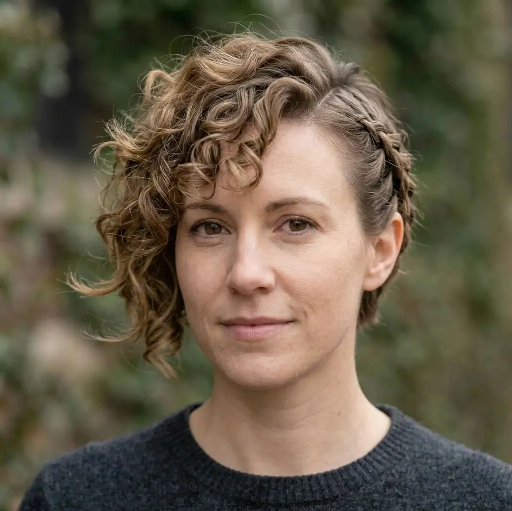 Braided Side Ringlets hairstyle for Women