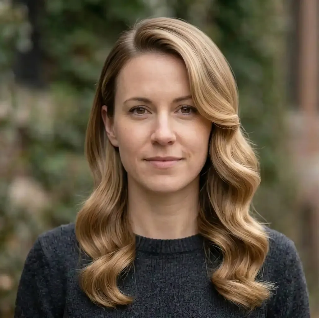 Asymmetric Wave Flow hairstyle for Women