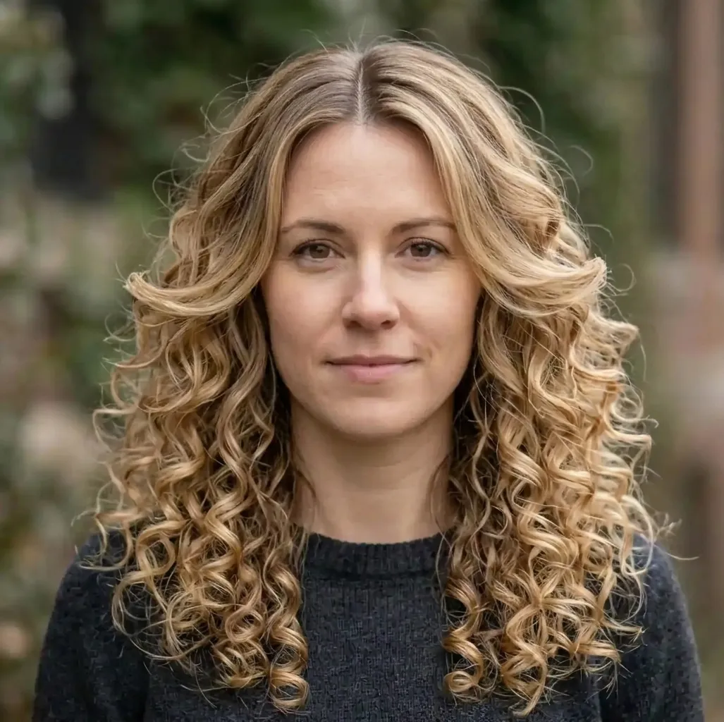 Center Spiral Flare hairstyle for Women