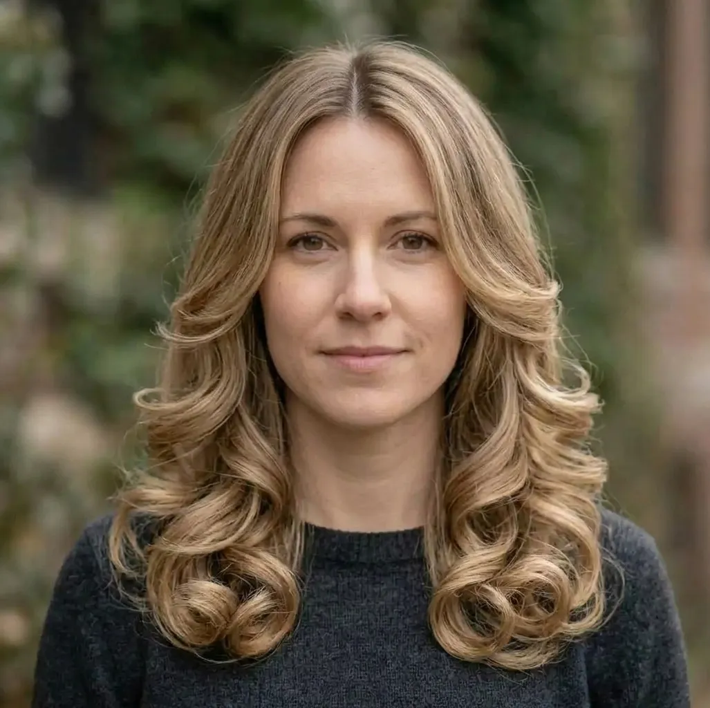 Center Part Barrels hairstyle for Women