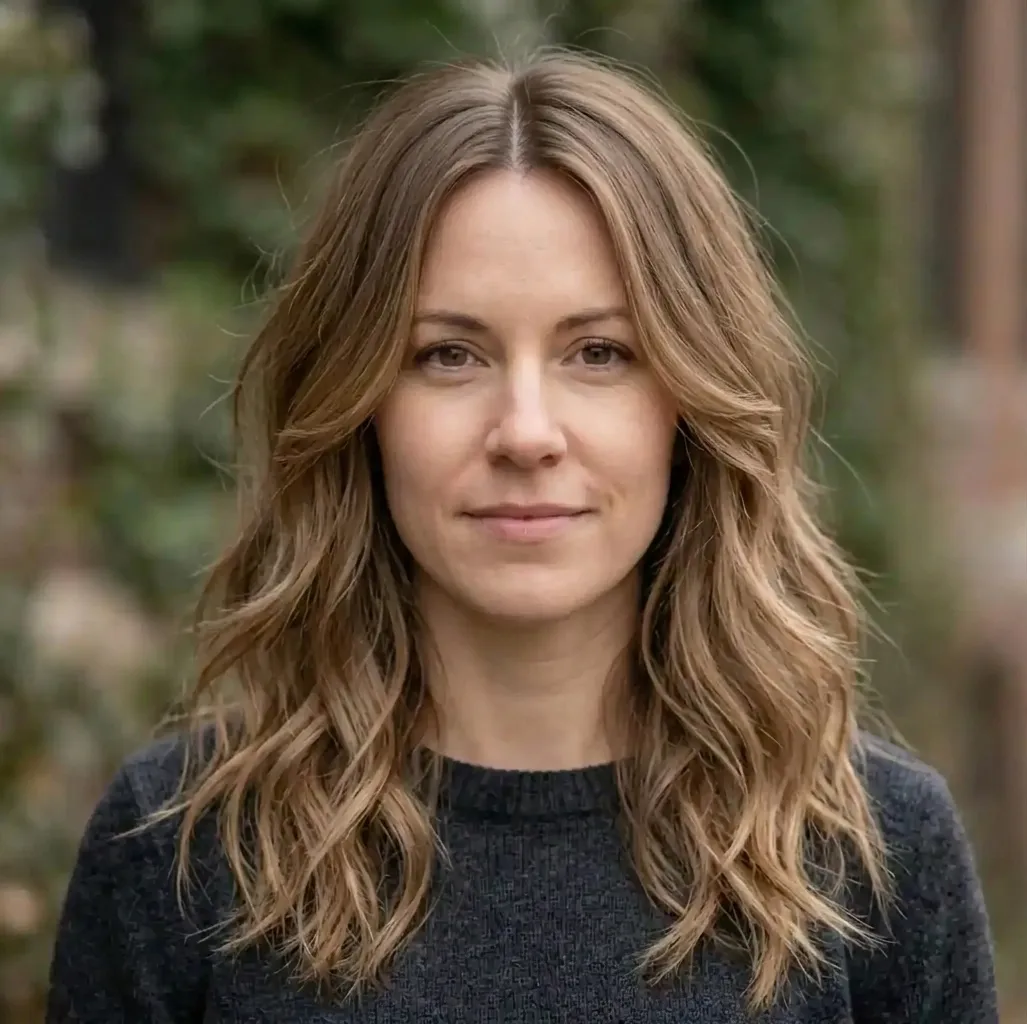 Tousled Center Waves hairstyle for Women