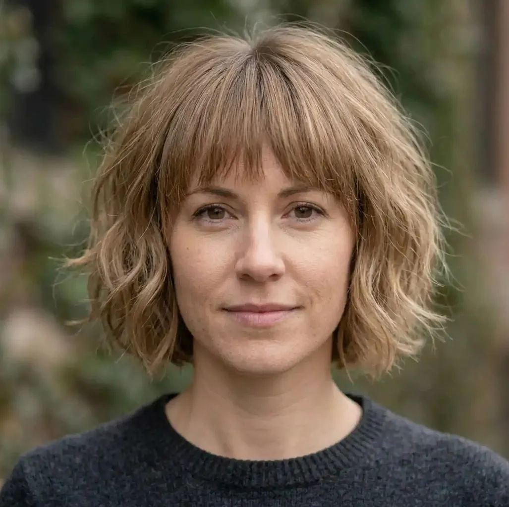 Fringed Wave Shag hairstyle for Women
