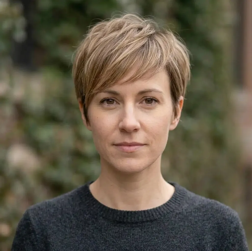 Choppy Sweep Pixie hairstyle for Women