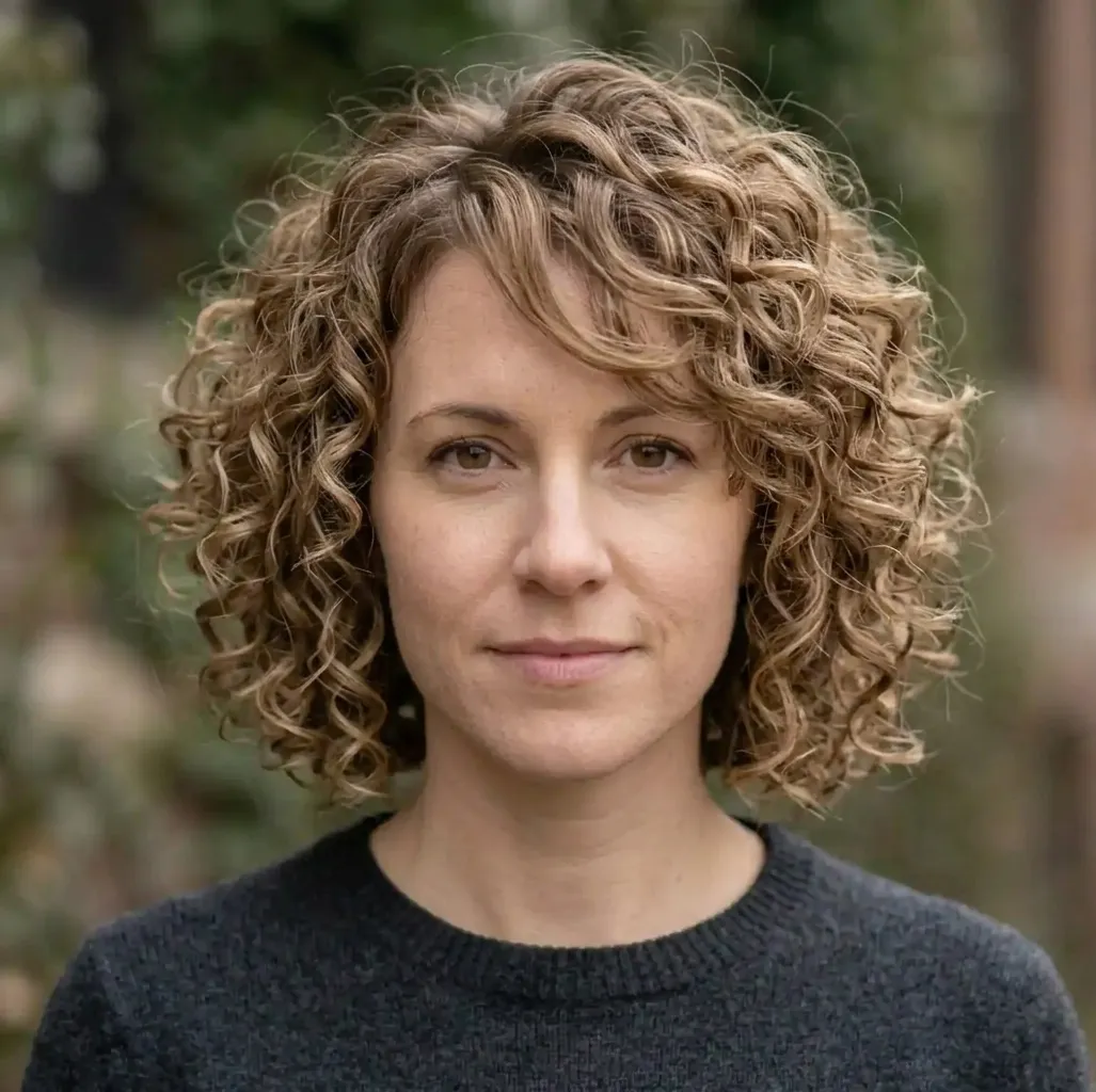 Corkscrew Curl Bob hairstyle for Women