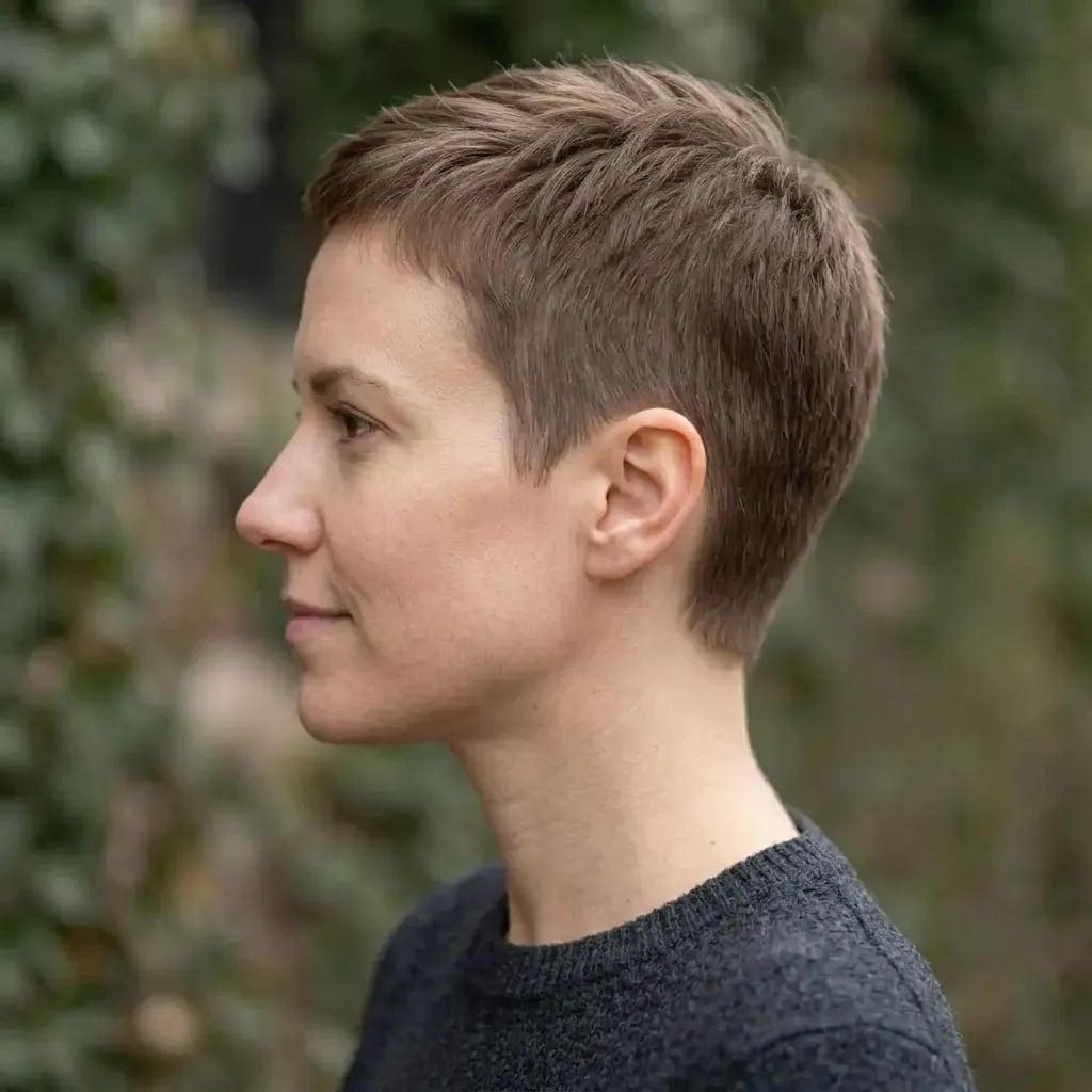 Crew Cut for women — side view