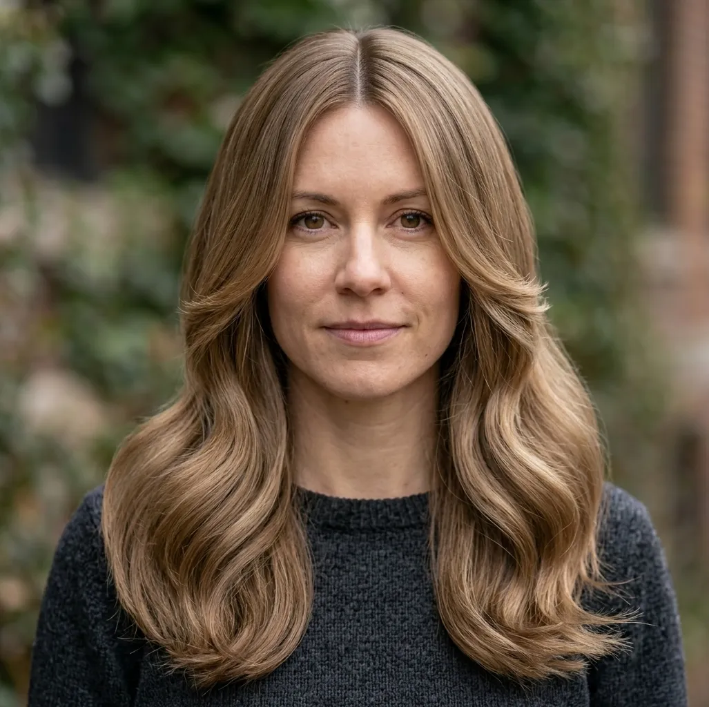 Glossy Wavy Mane hairstyle for Women
