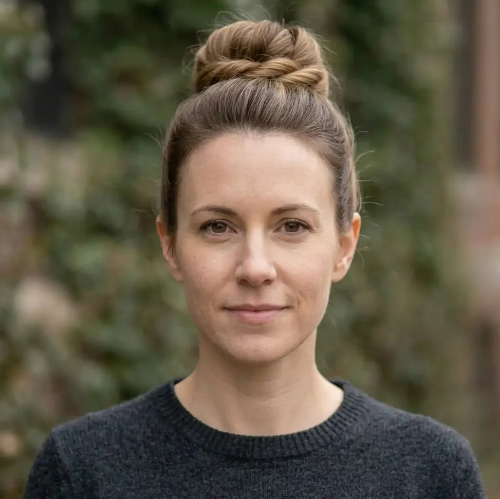 Twisted Crown Bun hairstyle for Women