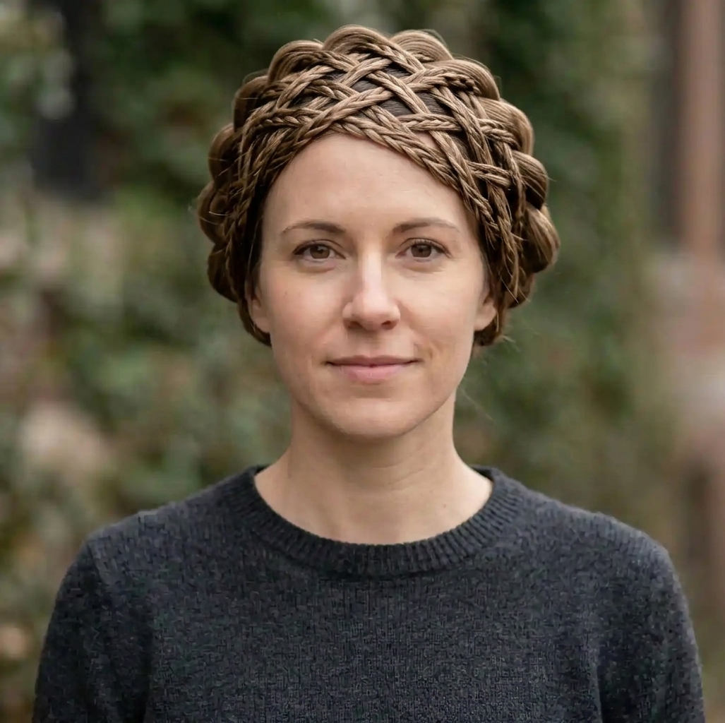 Lattice Ribbon Braids hairstyle for Women