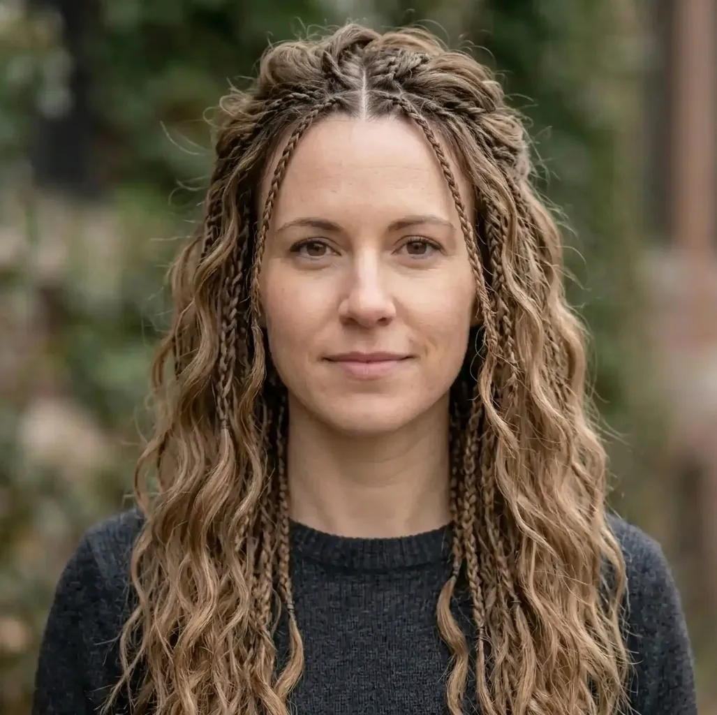 Braided Wave Tresses hairstyle for Women