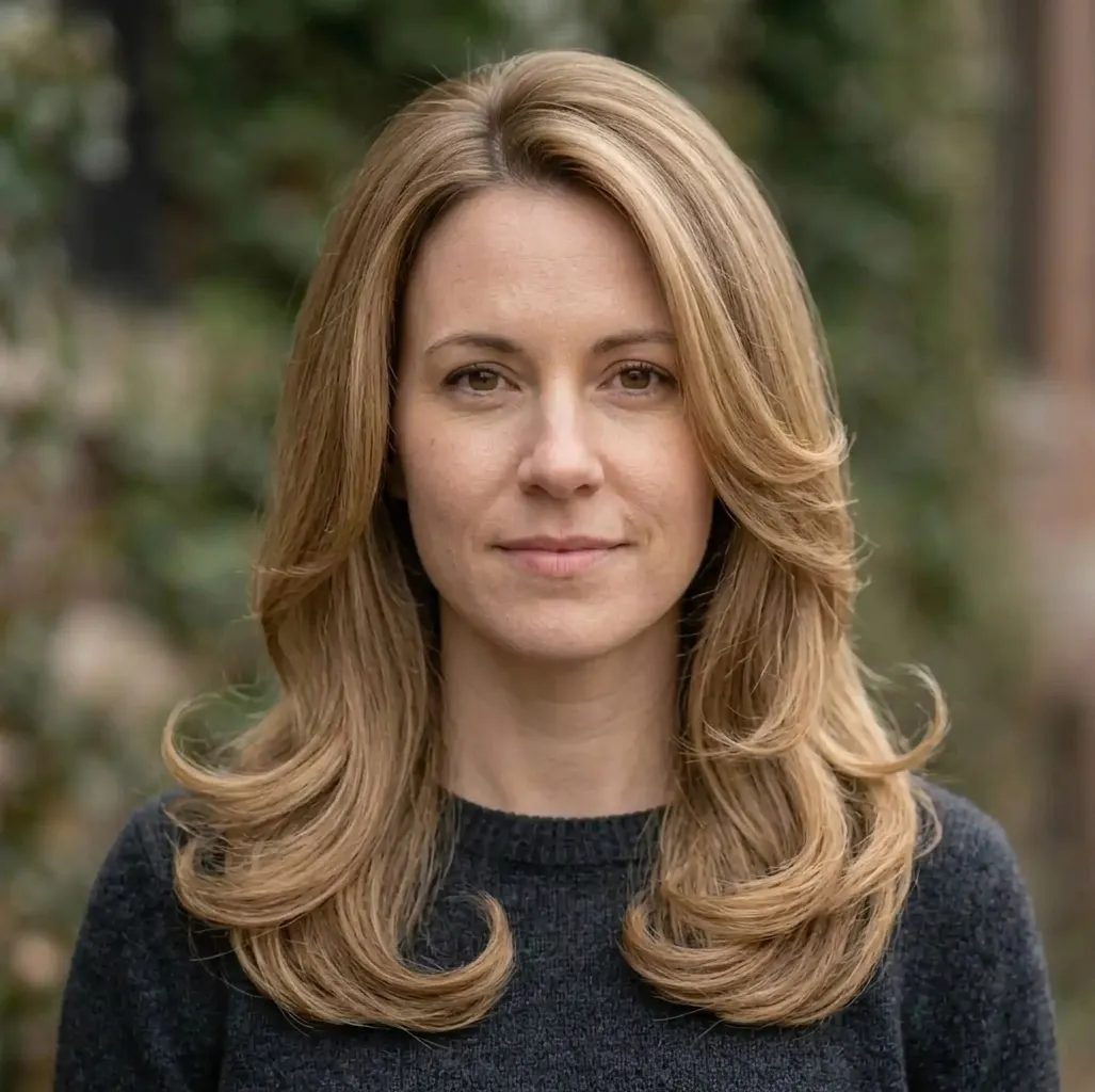 Polished Blowout Mane hairstyle for Women