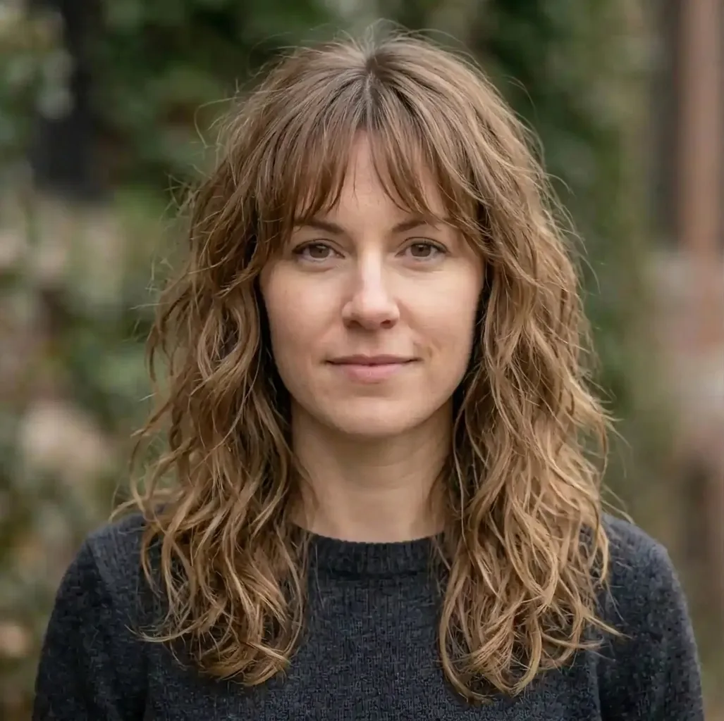 Ruffled Fringe Waves hairstyle for Women