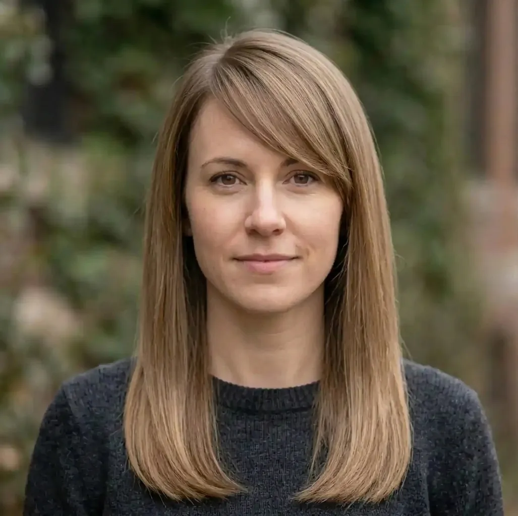 Sleek Swept Bangs hairstyle for Women