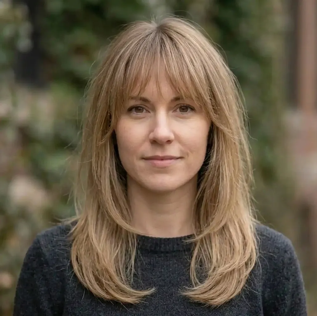 Feathered Fringe Long hairstyle for Women
