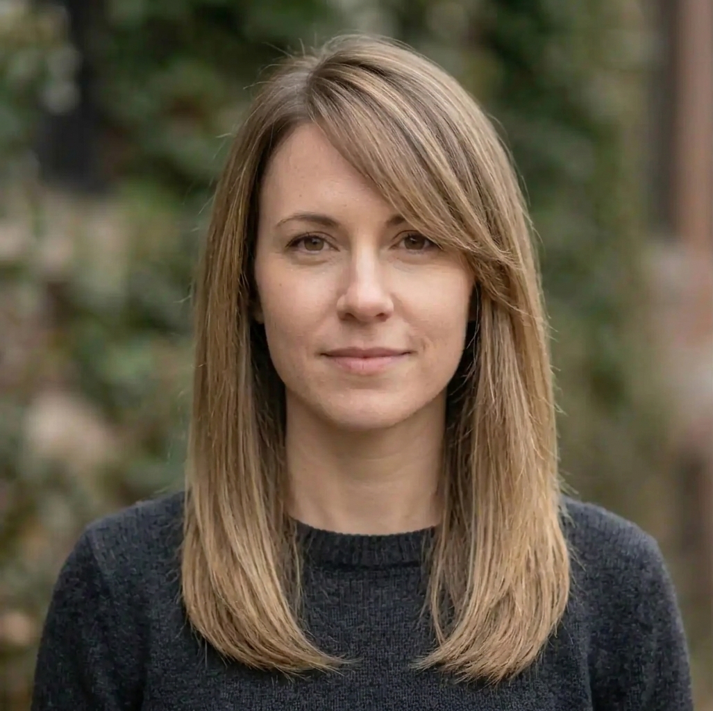 Angled Fringe hairstyle for Women