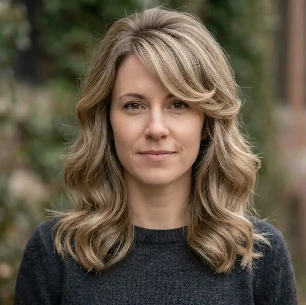 Voluminous Swept Waves hairstyle for Women