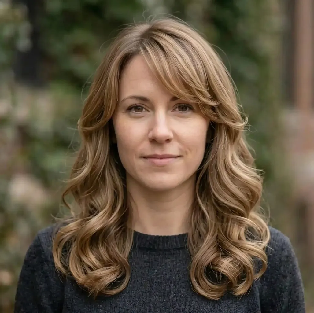 Wavy Side Bangs hairstyle for Women