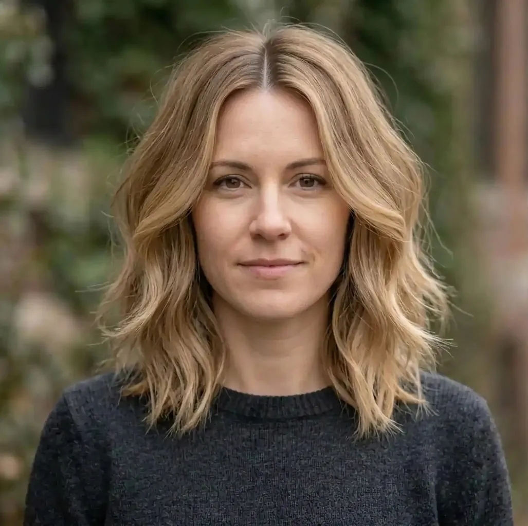 Fluid Ripple Lob hairstyle for Women