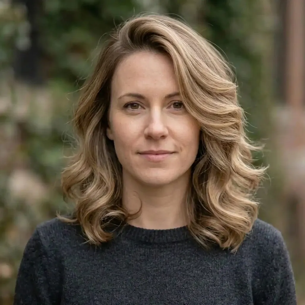 Side-Swept Wavy Medium hairstyle for Women