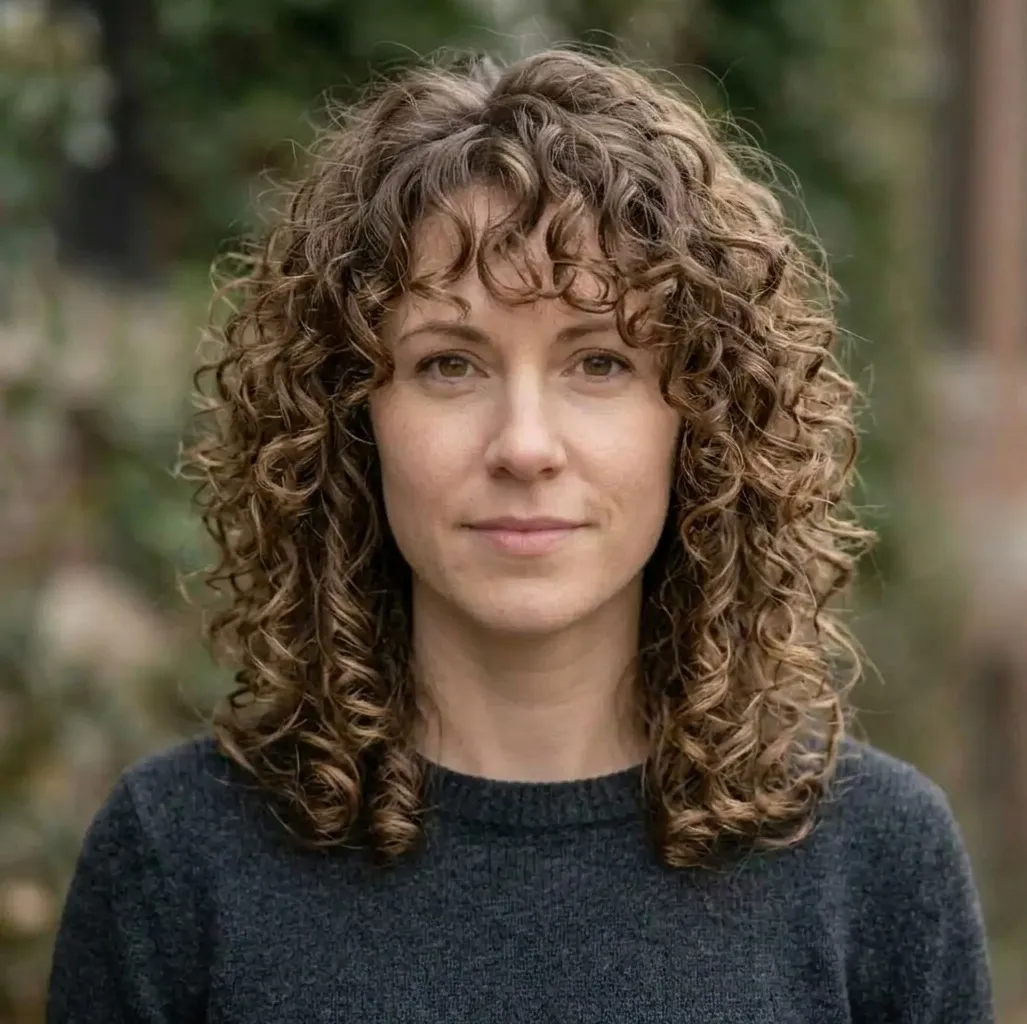 Rounded Coil Frame hairstyle for Women