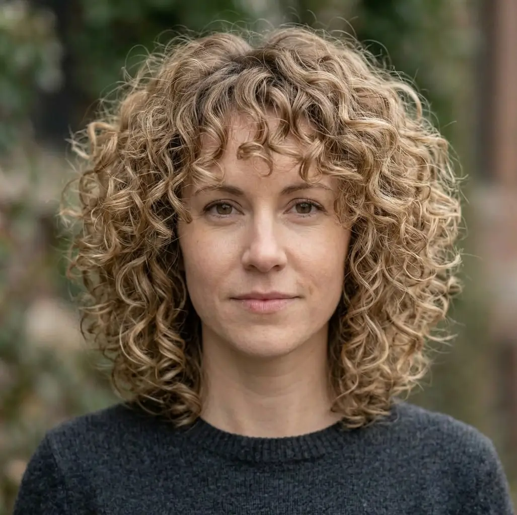 Rounded Ringlet Orb hairstyle for Women