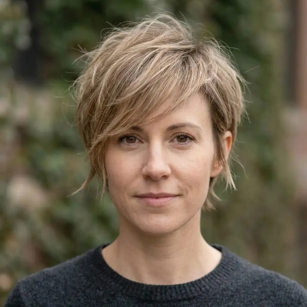 Airy Wispy Pixie hairstyle for Women