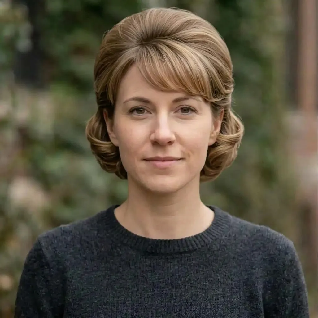 Rounded Coiffed Crown hairstyle for Women