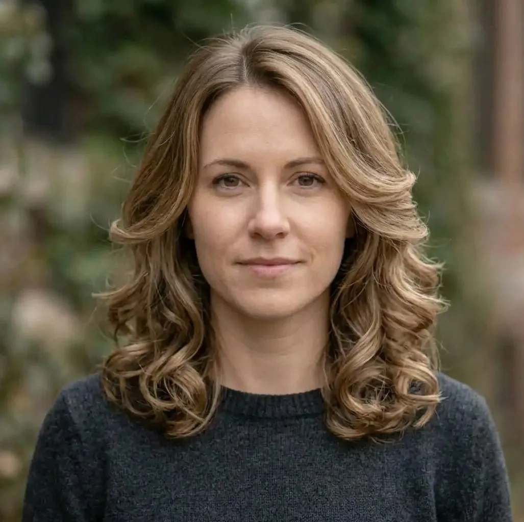 Curved Neck Curls hairstyle for Women