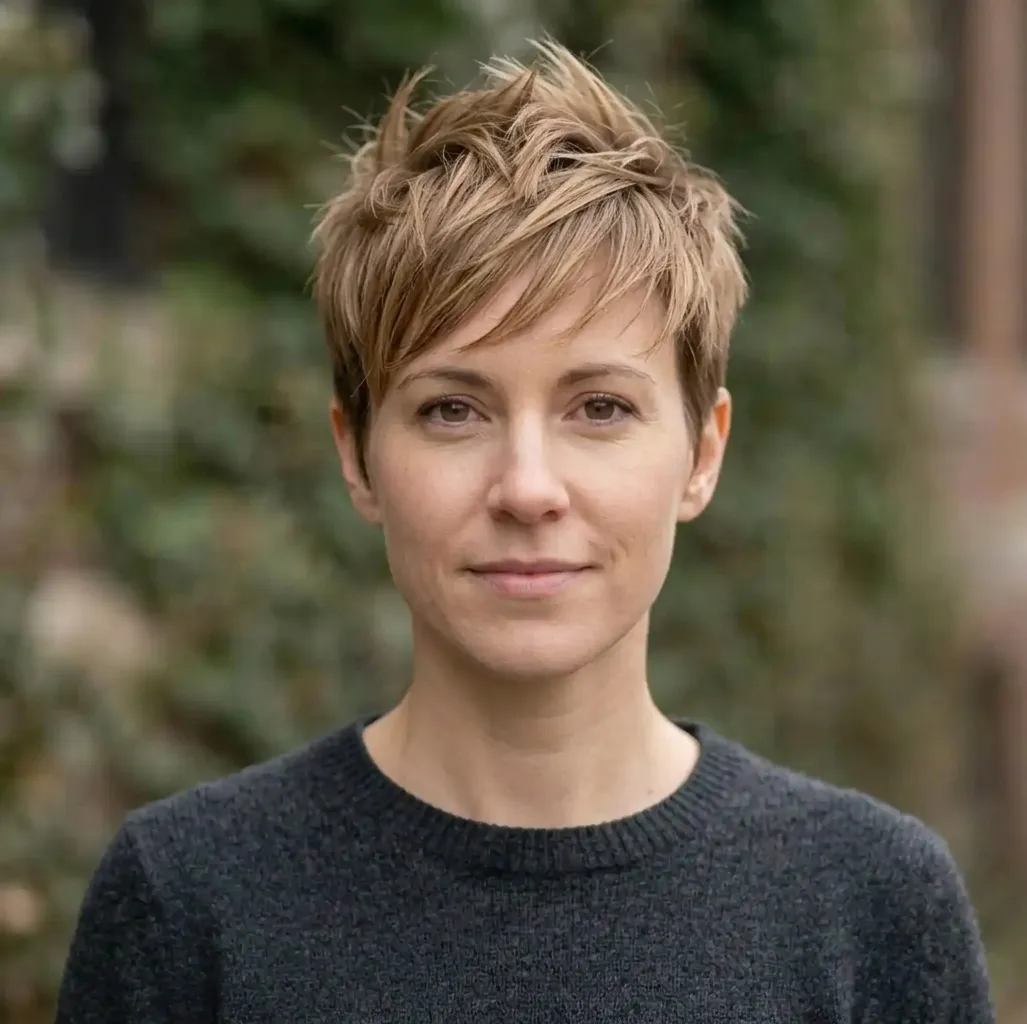 Spiky Crown Pixie hairstyle for Women