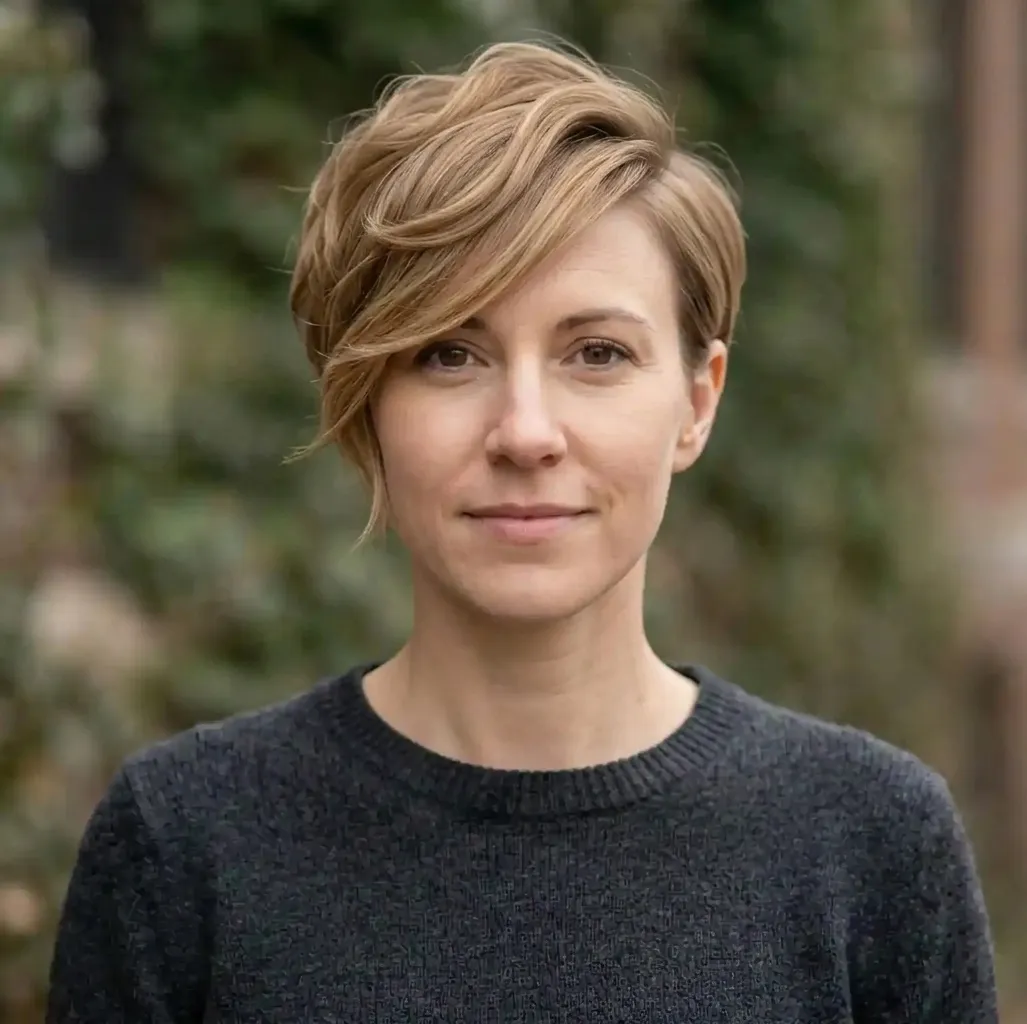 Tapered Sweep Pixie hairstyle for Women