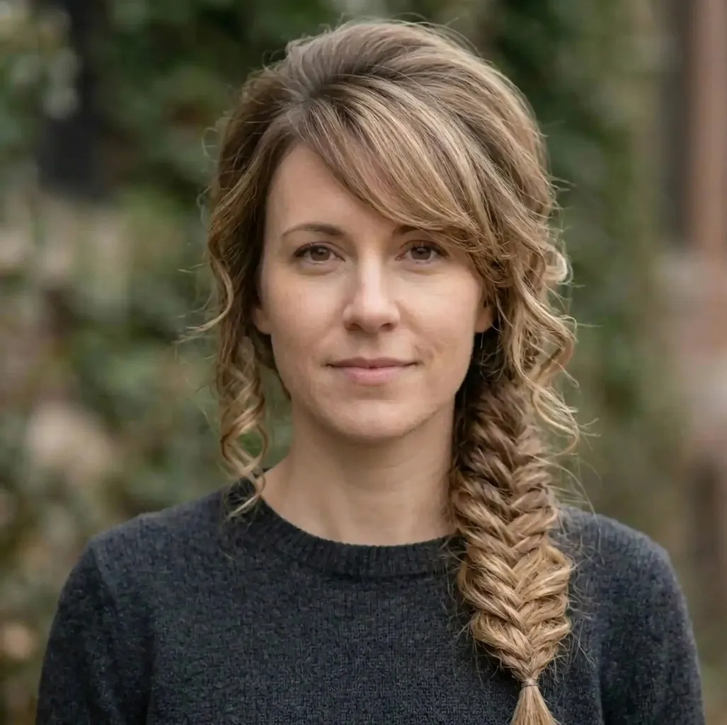 Teased Fishtail Braid hairstyle for Women