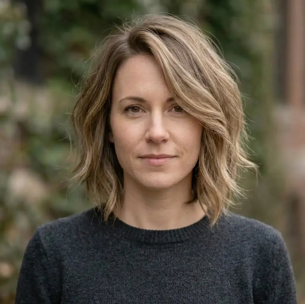 Textured Sweep Bob hairstyle for Women