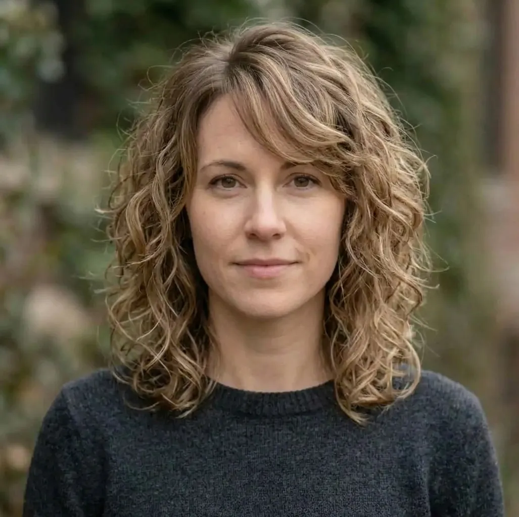 Textured Springy Shag hairstyle for Women