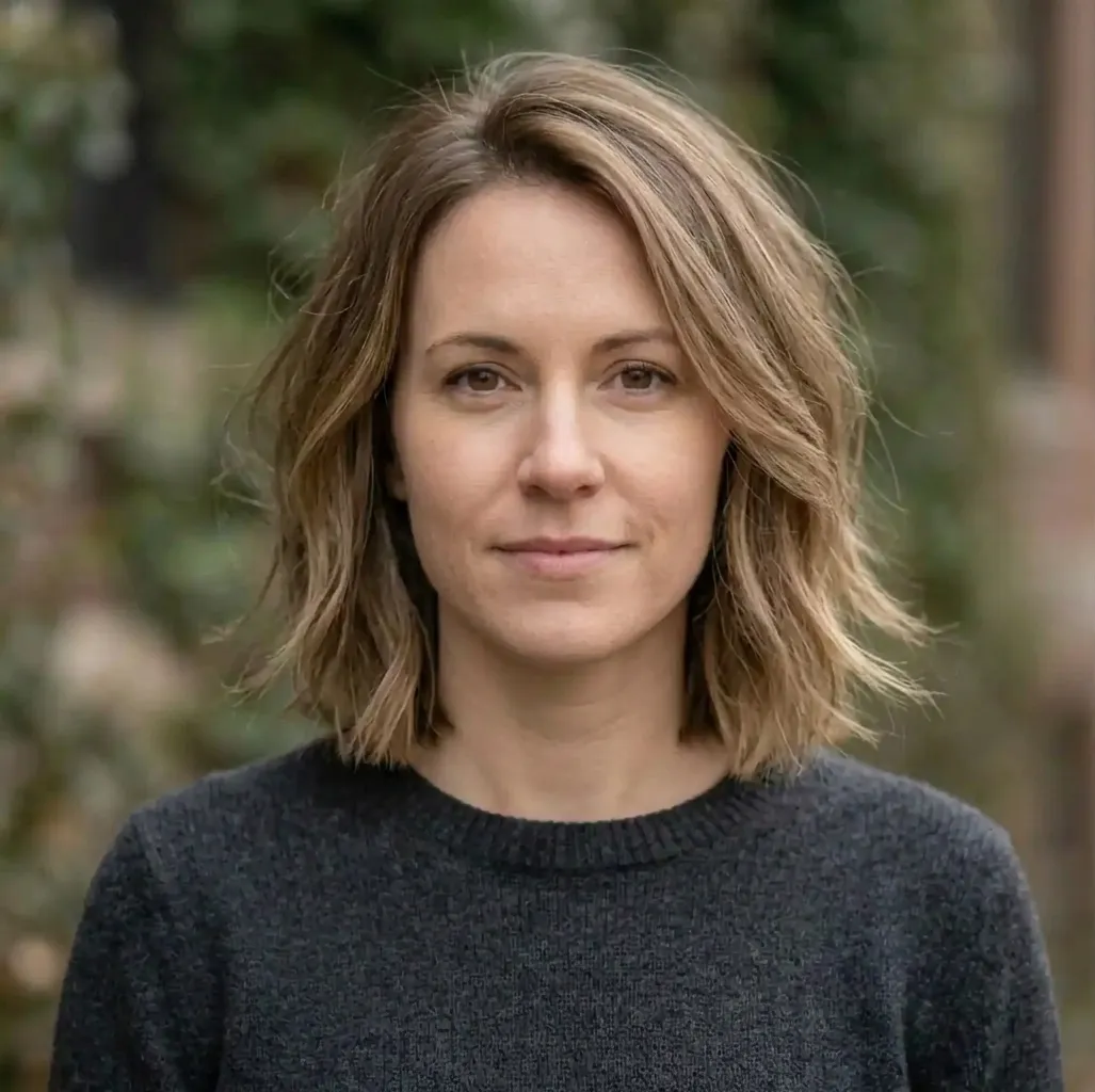 Tousled Chin Bob hairstyle for Women