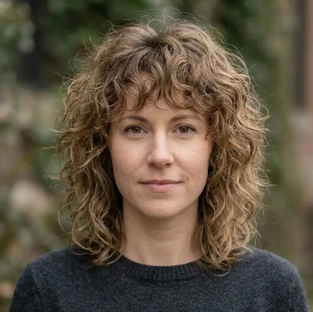 Voluminous Curly Shag hairstyle for Women