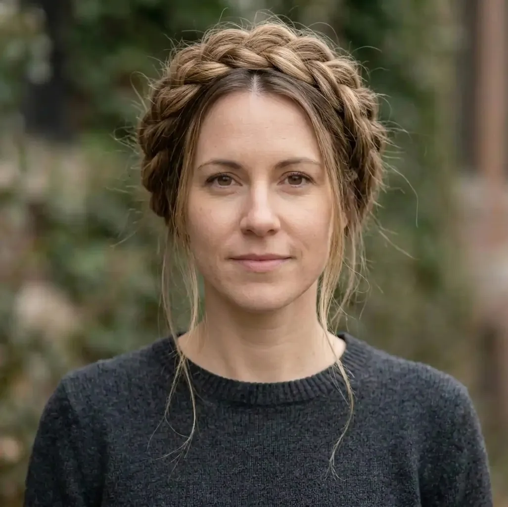 Textured Crown Halo hairstyle for Women